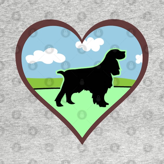 Irish Setter Lover Valentine Heart by Designs by Connie